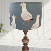 ijustlovethatfabric Seagull Lampshade grey